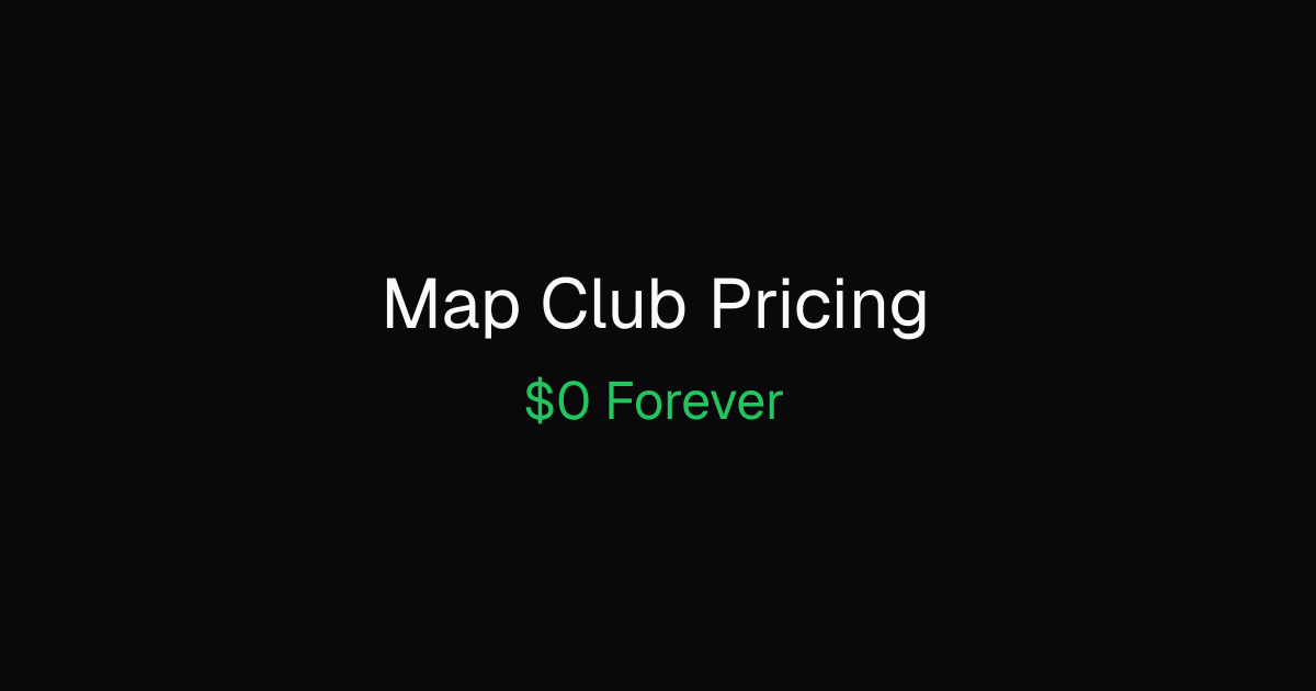 Pricing | Map Club